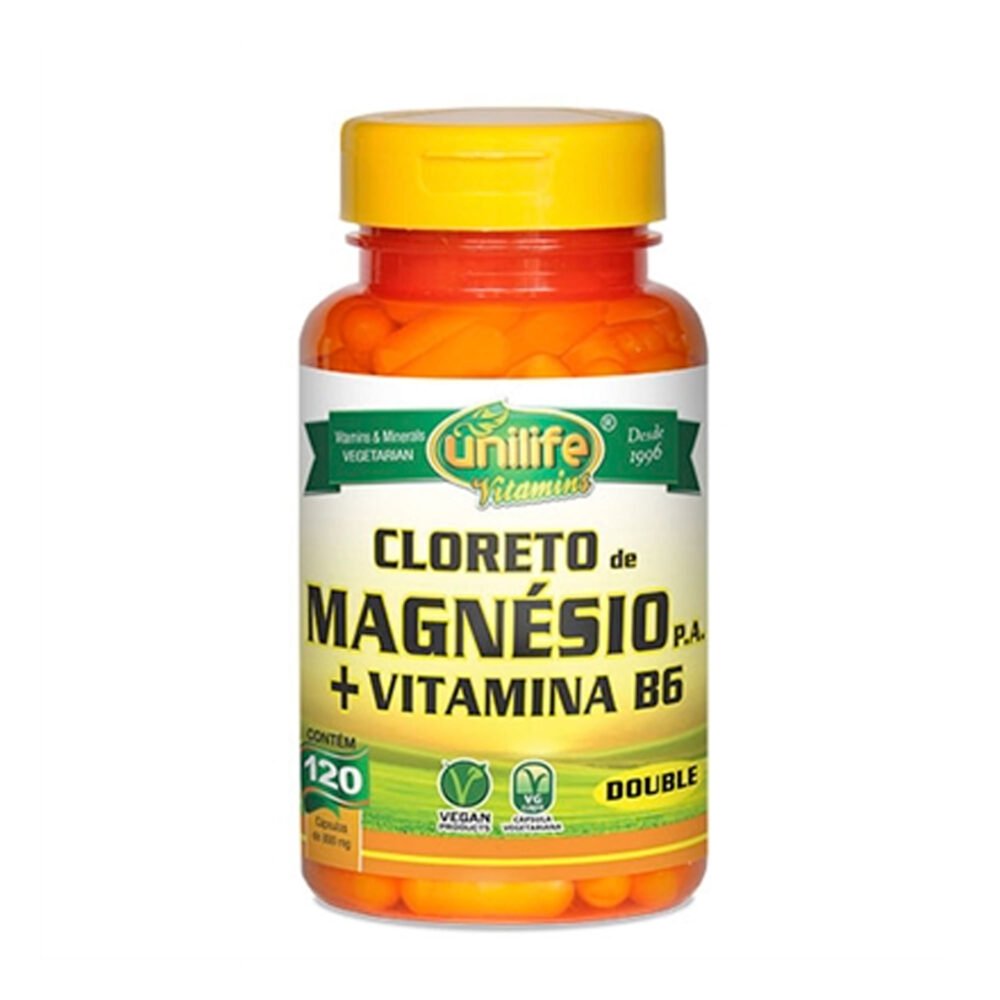 Cloreto de magnésio PA - 120 cáps.