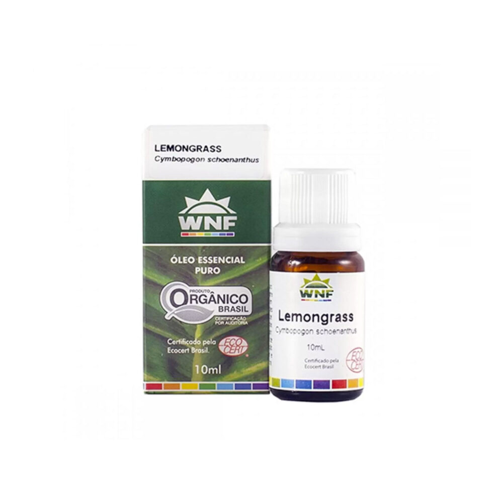 Óleo Essencial de Lemongrass - Orgânico e Vegano - WNF 10ml