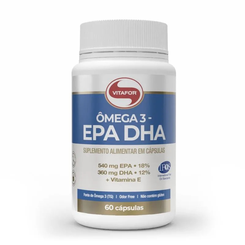 Ômega 3 EPA DHA - Vitafor - 60 cáps
