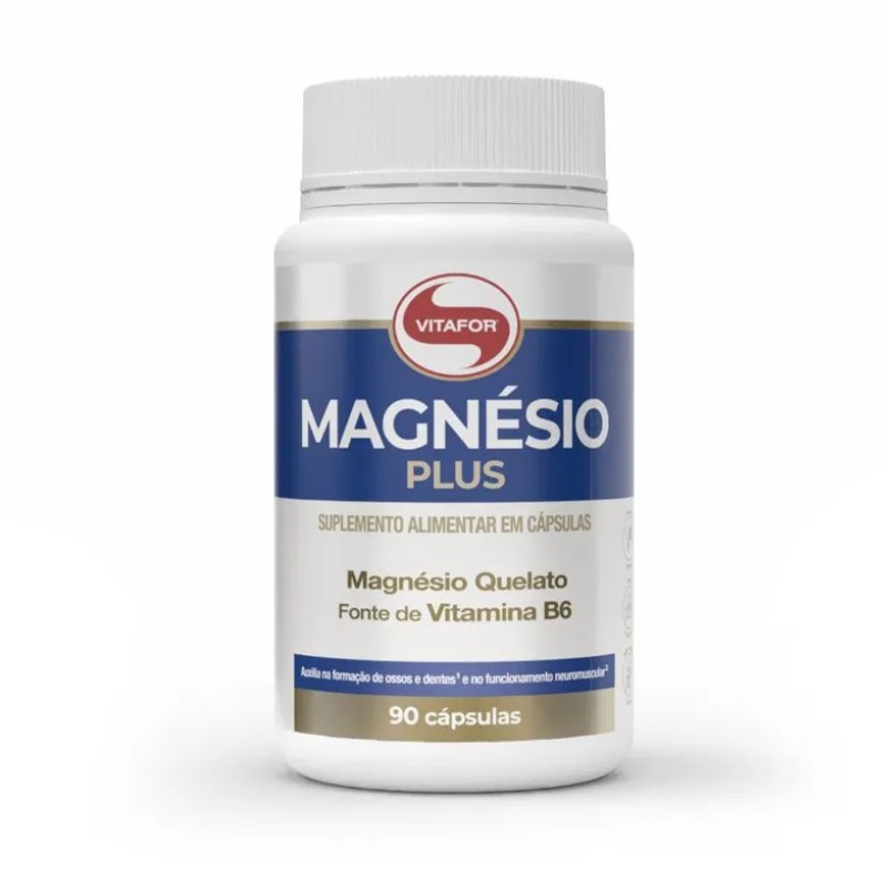 Magnésio Plus - Vitafor - 90 cáps