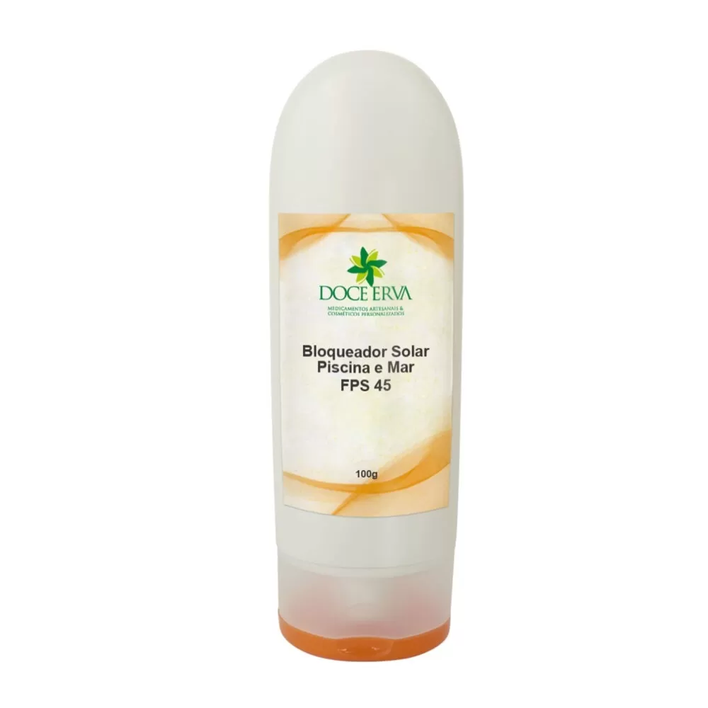 Bloqueador Solar Piscina e Mar FPS 45 100g