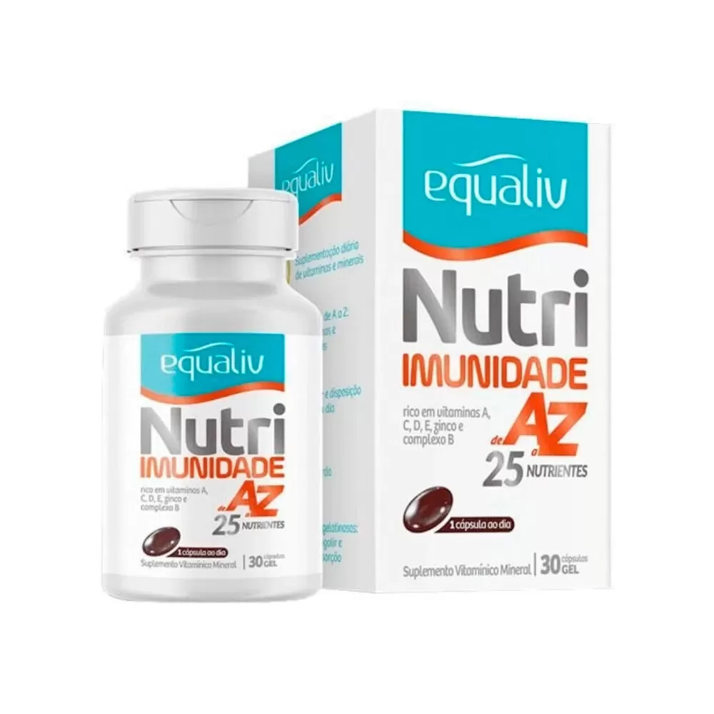 Nutri Imunidade AZ - 30 cápsulas - Equaliv